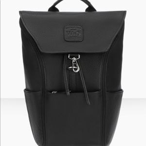 Leather Wool & Oak Wings TSA approved backpack